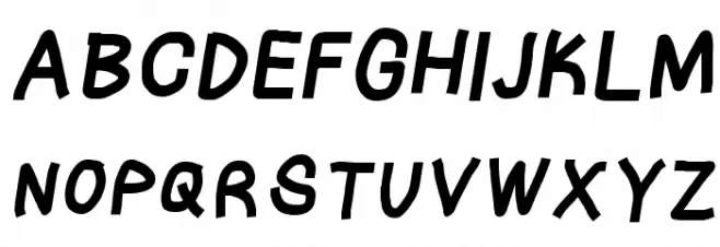 Tape Italic Caratteri MAIUSCOLE
