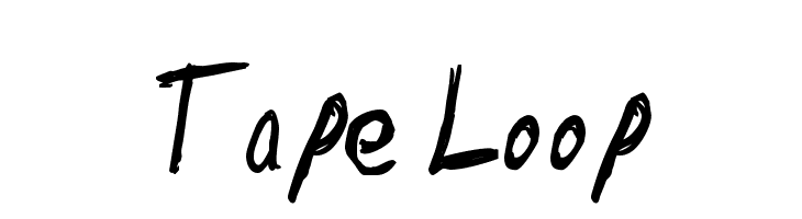 Tape Loop  Fuentes Gratis Descargar