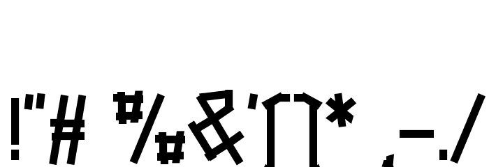 Tape Rail Regular Font OTHER CHARS