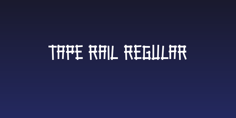 Tape Rail Regular Social Header
