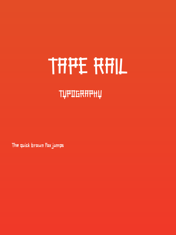 Tape Rail Poster
