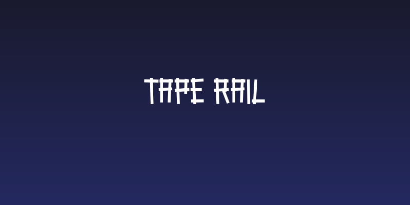 Tape Rail Social Header
