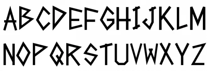 Tape The Font 字体 大写