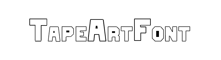TapeArtFont  免费字体下载
