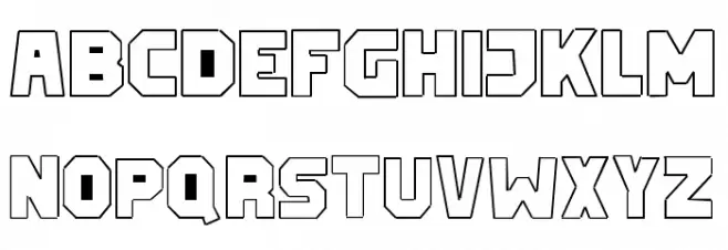 TapeArtFont Font Litere mari