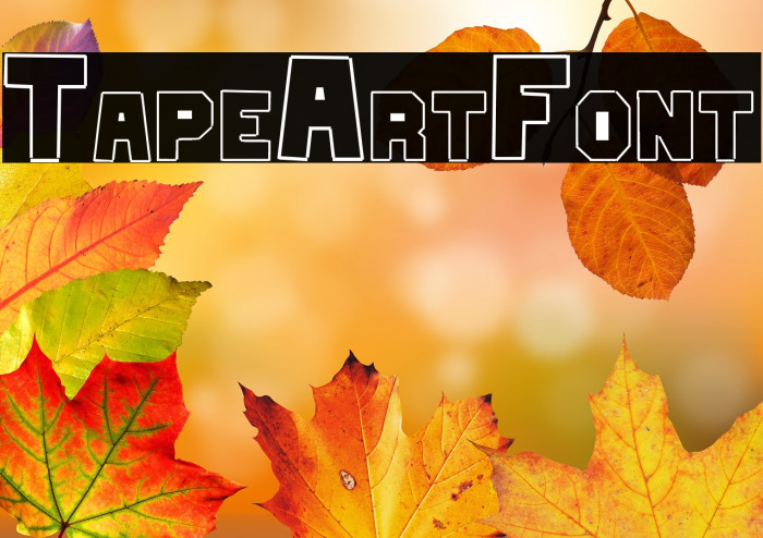 TapeArtFont Example 2