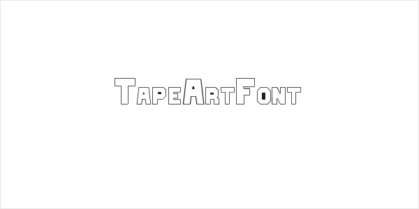 TapeArtFont Logo