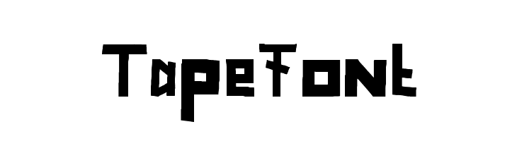 TapeFont  Frei Schriftart Herunterladen