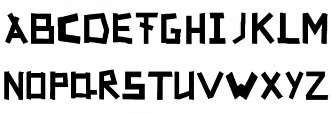 TapeFont Шрифта ВЕРХНИЙ