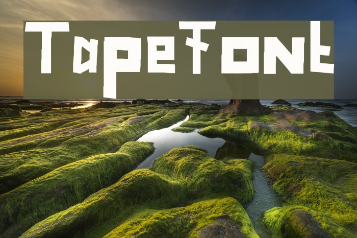 TapeFont Font examples