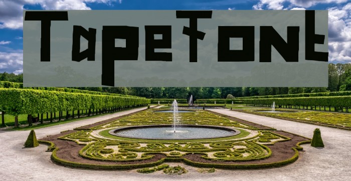 TapeFont Font examples