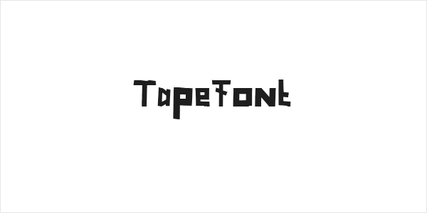 TapeFont Logo