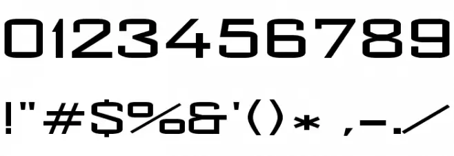 TapeGun Font OTHER CHARS