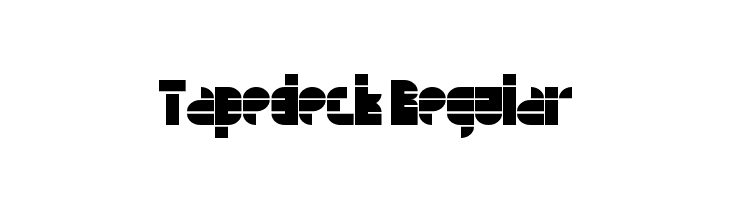 Tapedeck Regular  Скачать бесплатные шрифты