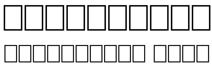 Taper Font OTHER CHARS