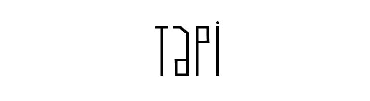 Tapi  免费字体下载