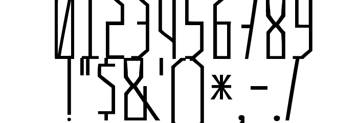 Tapi Font OTHER CHARS