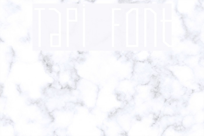 Tapi Font examples