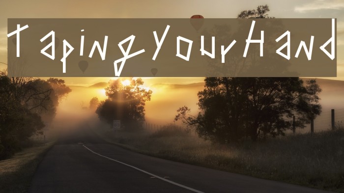 TapingYourHand Example 3