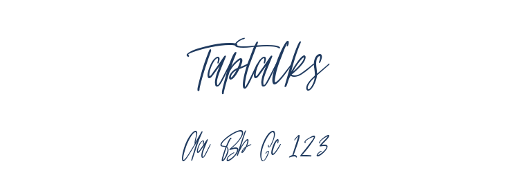 Taptalks Font Preview