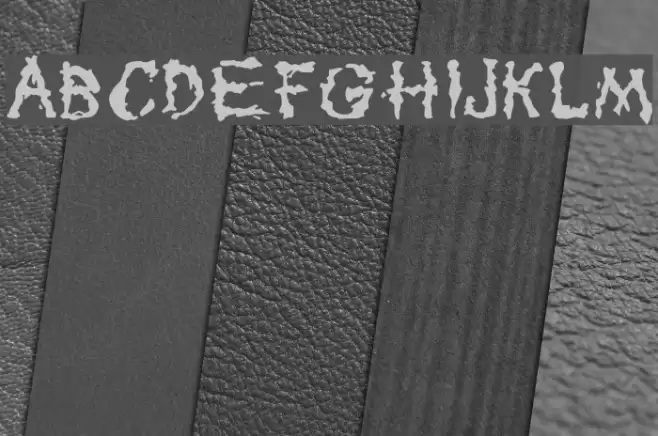 Tar Pits Font examples