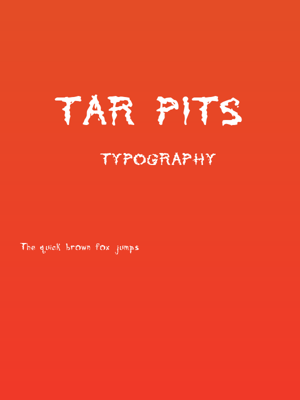 Tar Pits Poster