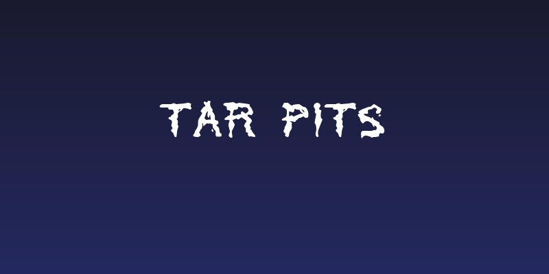 Tar Pits Social Header