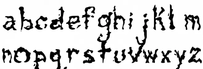 Tar Pits फ़ॉन्ट लोअरकेस