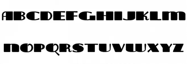TaraBulbousNF 字体 大写