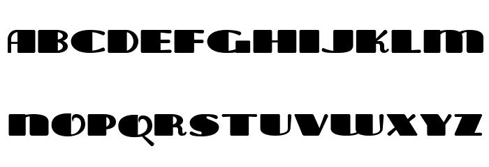 TaraBulbousNF Font LOWERCASE