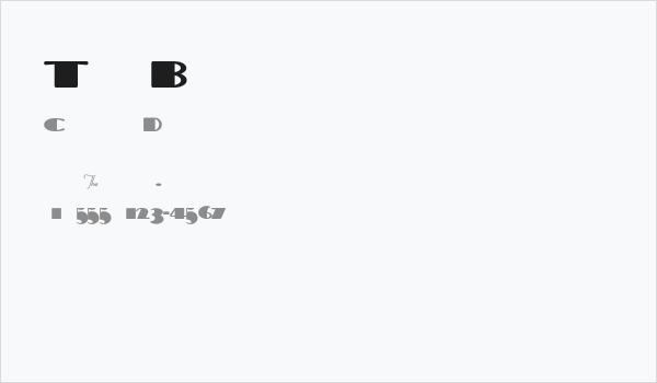 TaraBulbous Business Card