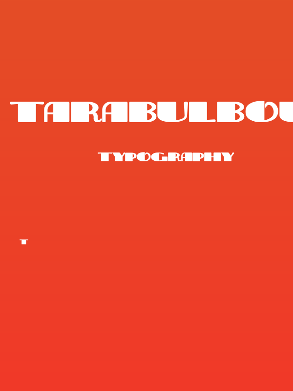 TaraBulbous Poster