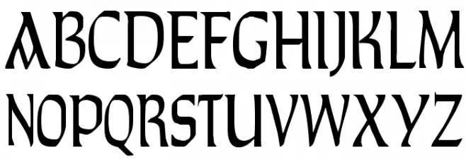 TaraType Font Litere mari