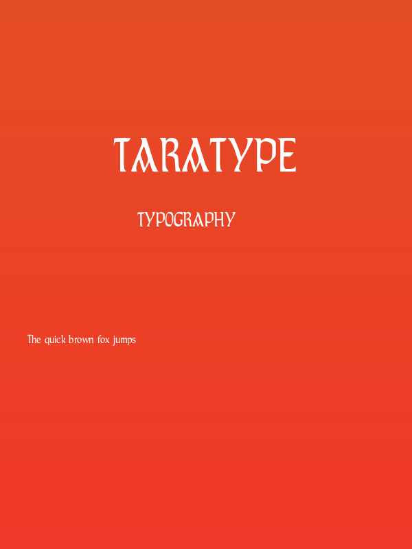 TaraType Poster