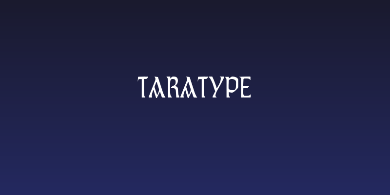 TaraType Social Header
