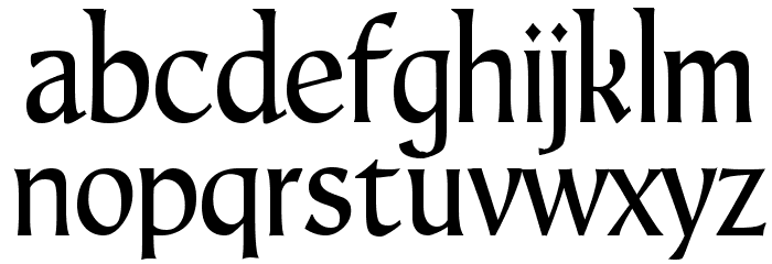 TaraType Font LOWERCASE