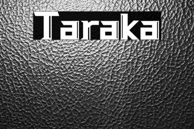 Taraka Font examples