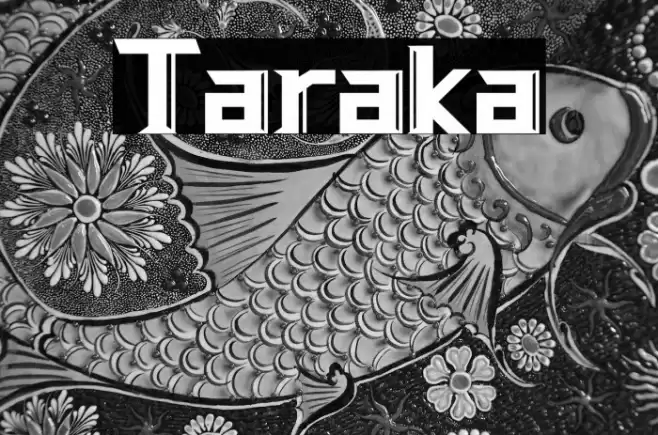 Taraka Font examples