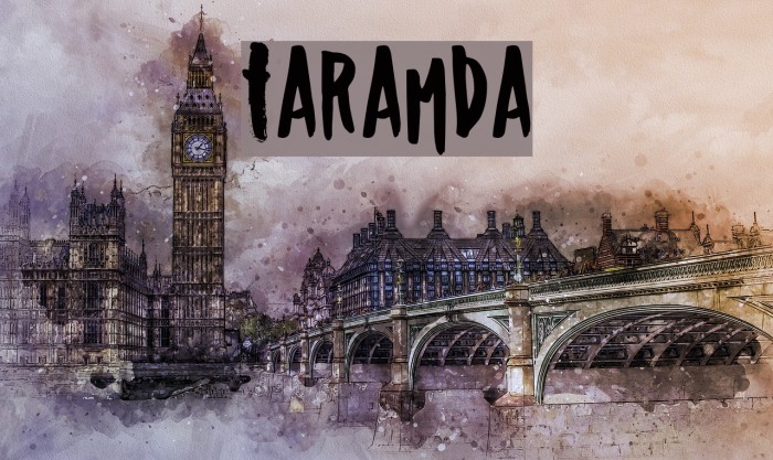 Taramda Шрифта examples