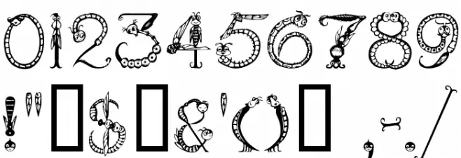 Tarantella MF Font OTHER CHARS