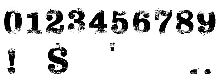 Tarantino Font OTHER CHARS