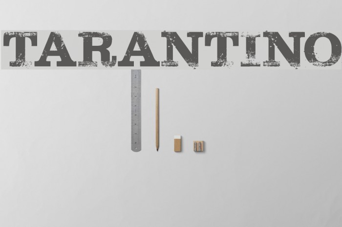 Tarantino Font examples