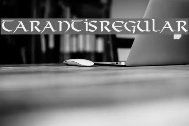 Tarantis Regular Font examples