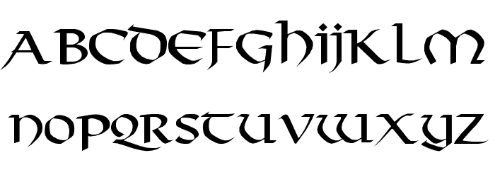 Tarantis Regular Font LOWERCASE