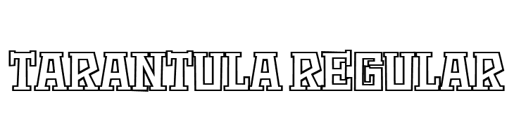Tarantula Regular  Frei Schriftart Herunterladen