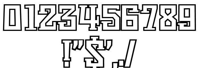Tarantula Regular Font OTHER CHARS