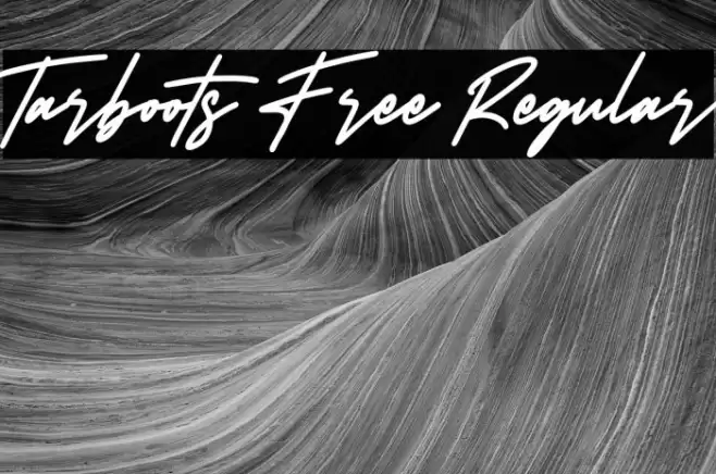 Tarboots Free Regular Font examples