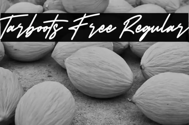 Tarboots Free Regular Font examples