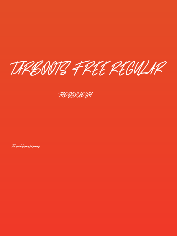 Tarboots Free Regular Poster