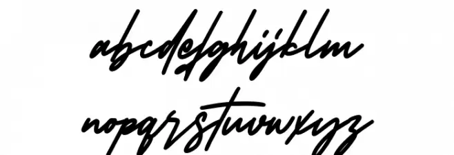 Tarboots Free Regular Schriftart Kleinbuchstaben